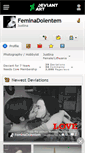 Mobile Screenshot of feminadolentem.deviantart.com