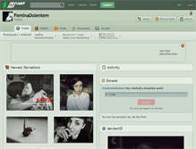Tablet Screenshot of feminadolentem.deviantart.com