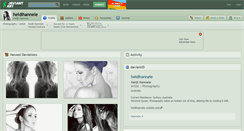 Desktop Screenshot of heidihannele.deviantart.com