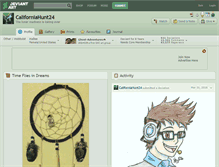 Tablet Screenshot of californiahunt24.deviantart.com