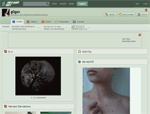 Tablet Screenshot of g0gan.deviantart.com