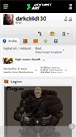 Mobile Screenshot of darkchild130.deviantart.com