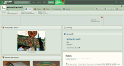 Desktop Screenshot of aleksandra-stock.deviantart.com