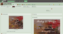 Desktop Screenshot of poetryanddesign.deviantart.com