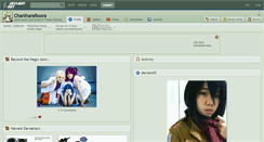 Desktop Screenshot of chanihararoora.deviantart.com