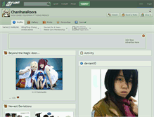 Tablet Screenshot of chanihararoora.deviantart.com