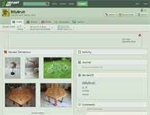 Tablet Screenshot of billybruti.deviantart.com