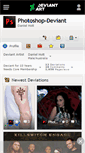 Mobile Screenshot of photoshop-deviant.deviantart.com