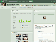 Tablet Screenshot of johnny-depp-love.deviantart.com