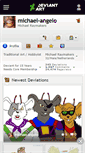 Mobile Screenshot of michael-angelo.deviantart.com