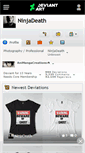 Mobile Screenshot of ninjadeath.deviantart.com
