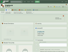 Tablet Screenshot of junglepunk.deviantart.com