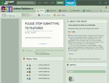 Tablet Screenshot of anime-rainbow.deviantart.com