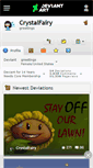 Mobile Screenshot of crystalfairy.deviantart.com