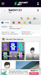 Mobile Screenshot of batgirl123.deviantart.com