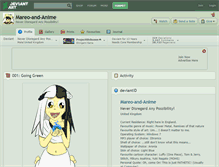 Tablet Screenshot of mareo-and-anime.deviantart.com