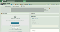 Desktop Screenshot of katie-kaboom.deviantart.com