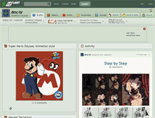 Tablet Screenshot of dmc-br.deviantart.com