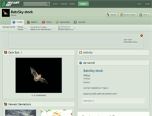 Tablet Screenshot of batxsky-stock.deviantart.com