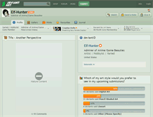 Tablet Screenshot of elf-hunter.deviantart.com