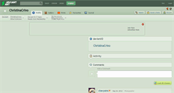 Desktop Screenshot of christinacrino.deviantart.com