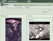 Tablet Screenshot of grassie.deviantart.com