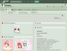 Tablet Screenshot of kamaeya.deviantart.com