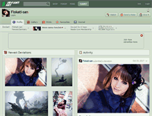 Tablet Screenshot of flokati-san.deviantart.com
