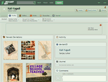 Tablet Screenshot of kali-yugadi.deviantart.com
