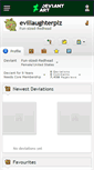 Mobile Screenshot of evillaughterplz.deviantart.com