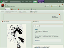 Tablet Screenshot of mirh.deviantart.com