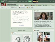 Tablet Screenshot of lovelylivtyler.deviantart.com