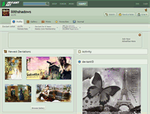 Tablet Screenshot of lilithshadows.deviantart.com
