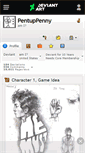 Mobile Screenshot of pentuppenny.deviantart.com