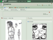 Tablet Screenshot of pentuppenny.deviantart.com