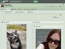 Tablet Screenshot of discoberry.deviantart.com