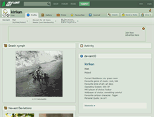 Tablet Screenshot of kirikan.deviantart.com