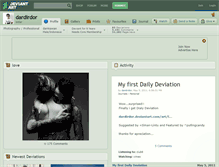 Tablet Screenshot of dardirdor.deviantart.com