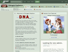 Tablet Screenshot of dnangels-feathers.deviantart.com