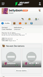 Mobile Screenshot of bellydoom.deviantart.com