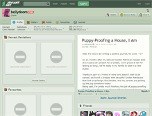 Tablet Screenshot of bellydoom.deviantart.com