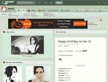 Tablet Screenshot of anyry.deviantart.com