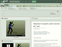 Tablet Screenshot of erador.deviantart.com