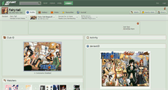 Desktop Screenshot of fairy-tail.deviantart.com