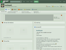 Tablet Screenshot of kumbayah.deviantart.com