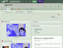 Tablet Screenshot of miguelxtulio.deviantart.com