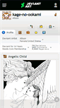 Mobile Screenshot of kage-no-ookami.deviantart.com