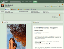 Tablet Screenshot of link-da-link.deviantart.com