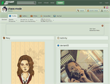 Tablet Screenshot of chaos-mode.deviantart.com
