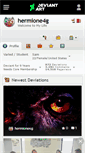 Mobile Screenshot of hermione4g.deviantart.com